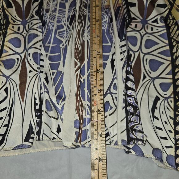 Unity World Wear Womens Medium Top Stretch Flowy Slinky Asymmetric Art to Wear - Picture 9 of 13